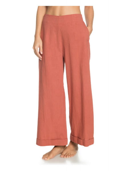 Женские брюки-кюлоты Senorita Smile Roxy ERJNP03362, размер L, цвет бордовый - фото 1