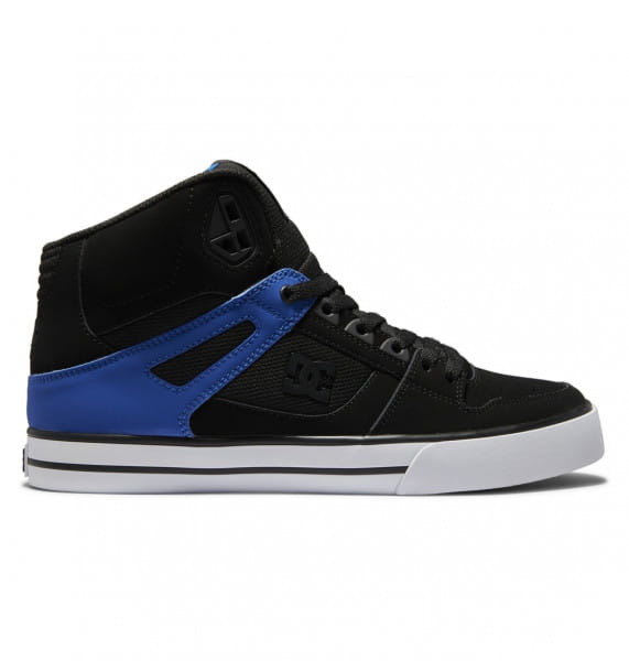 фото Высокие кожаные кеды кроссовки pure high-top dc shoes