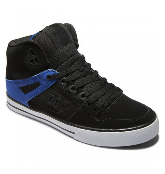 фото Высокие кожаные кеды кроссовки pure high-top dc shoes