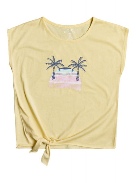 Детская футболка Pura Playa B 4-16 Roxy ERGZT03769, размер 14/XL, цвет желтый - фото 1