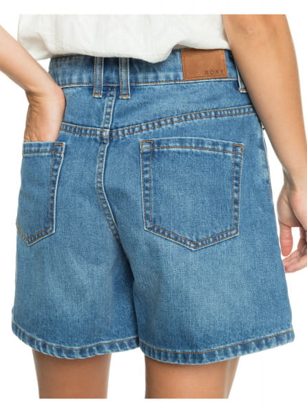 фото Женские джинсовые шорты-бермуды morning splendour roxy