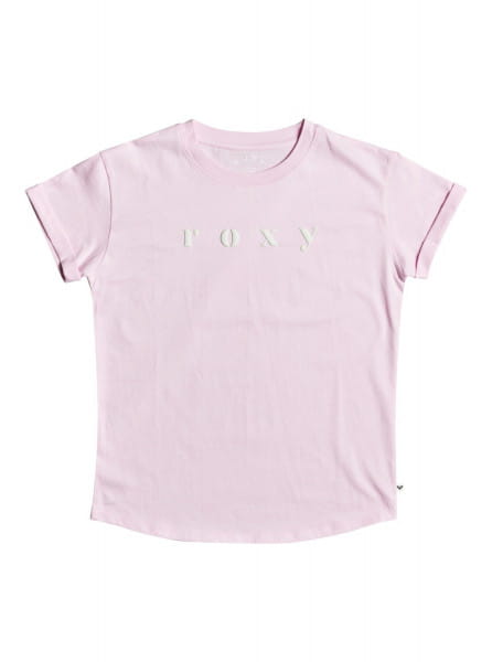 Женская футболка Epic Afternoon Word A Roxy ERJZT05151, размер XS, цвет розовый - фото 5