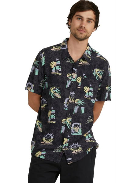 фото Мужская рубашка с коротким рукавом island pulse quiksilver