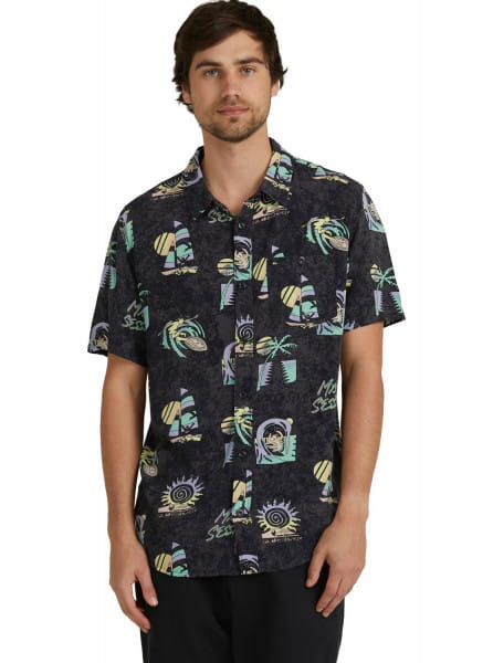 фото Мужская рубашка с коротким рукавом island pulse quiksilver