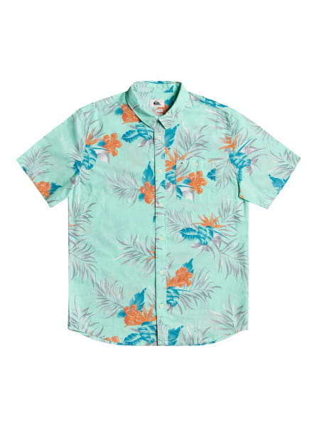 Мужская Рубашка С Коротким Рукавом Paradise Express QUIKSILVER EQYWT04133, размер S, цвет голубой - фото 5