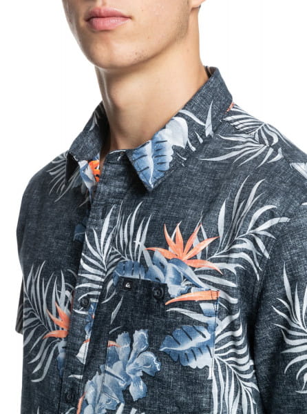 Мужская Рубашка С Коротким Рукавом Paradise Express QUIKSILVER EQYWT04133, размер XL, цвет черный - фото 2