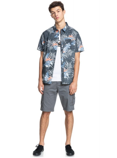 Мужская Рубашка С Коротким Рукавом Paradise Express QUIKSILVER EQYWT04133, размер XL, цвет черный - фото 3