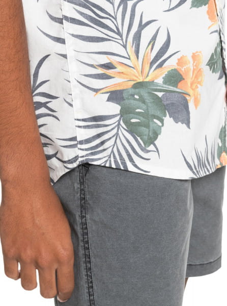 фото Мужская рубашка с коротким рукавом paradise express quiksilver