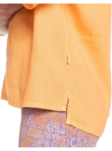 Женская Рубашка С Коротким Рукавом Surf Camp QUIKSILVER EQWWT03052, размер XL, цвет оранжевый - фото 4