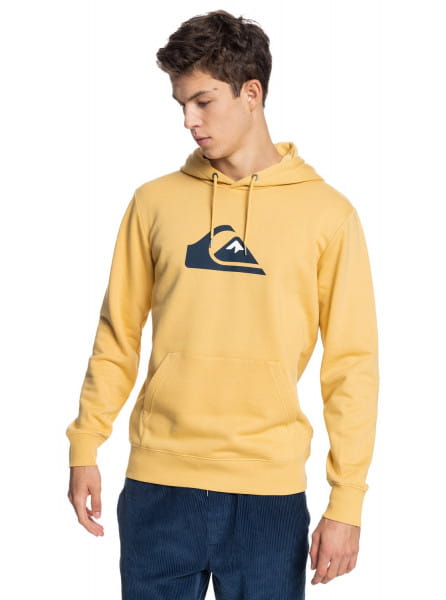 Мужское Худи Comp Logo QUIKSILVER EQYFT04289, размер L, цвет желтый - фото 1