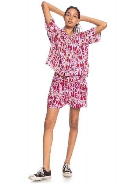 фото Женская рубашка с коротким рукавом sunny ride quiksilver