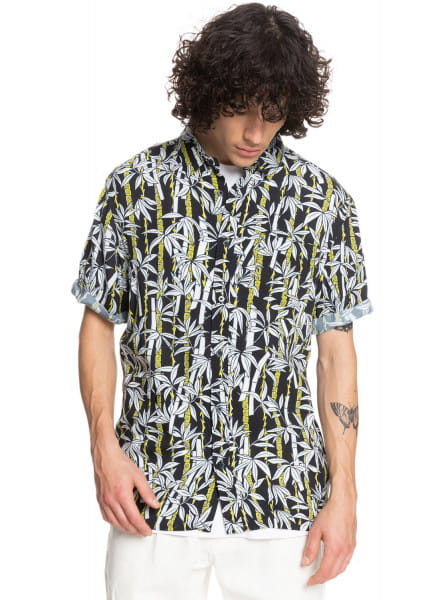 фото Мужская рубашка с коротким рукавом originals jungle fever quiksilver