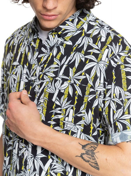 фото Мужская рубашка с коротким рукавом originals jungle fever quiksilver