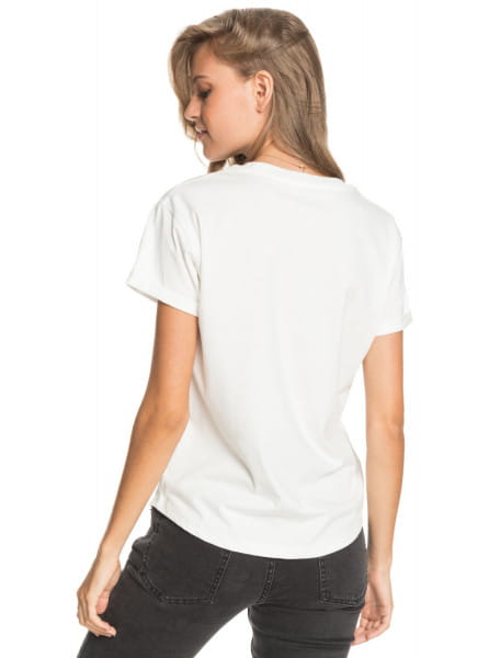 Женская футболка Epic Afternoon Roxy ERJZT05123, размер L, цвет белый - фото 4