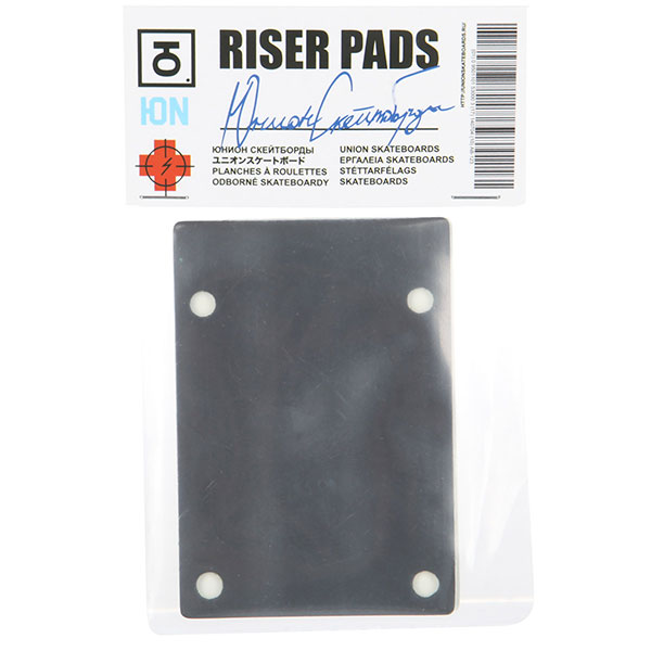 Подкладки для скейтборда Юнион Riser Pads Black Юнион Riser Pads, размер One Size, цвет черный - фото 2