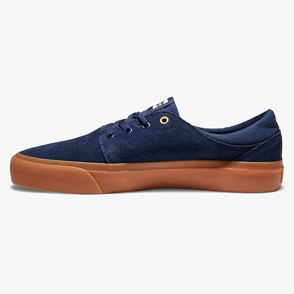 Замшевые Кеды кроссовки Trase DC Shoes ADYS300652, размер 38, цвет синий - фото 3