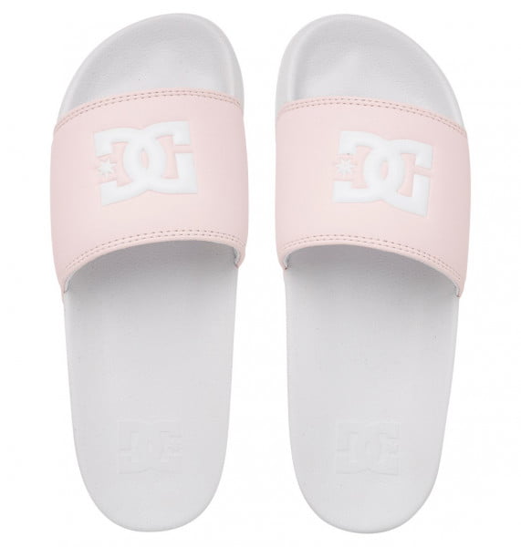 фото Женские сланцы dc slides white/pink dc shoes