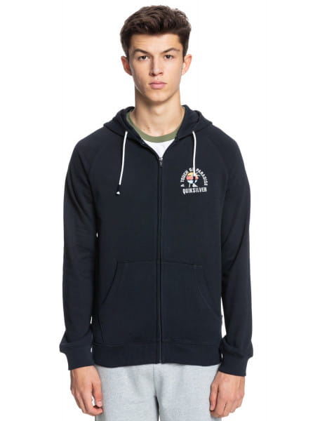 фото Мужская толстовка на молнии cardiff hoody zip quiksilver