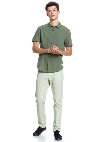Мужская Рубашка С Коротким Рукавом Time Box QUIKSILVER EQYWT04166, размер XL, цвет хаки - фото 4