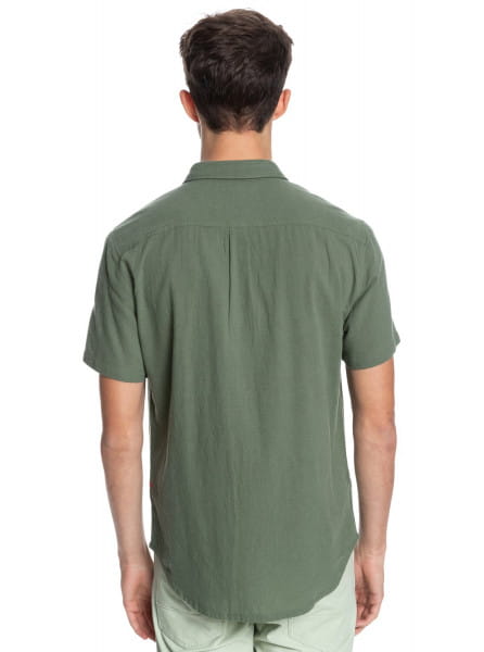 Мужская Рубашка С Коротким Рукавом Time Box QUIKSILVER EQYWT04166, размер XL, цвет хаки - фото 5