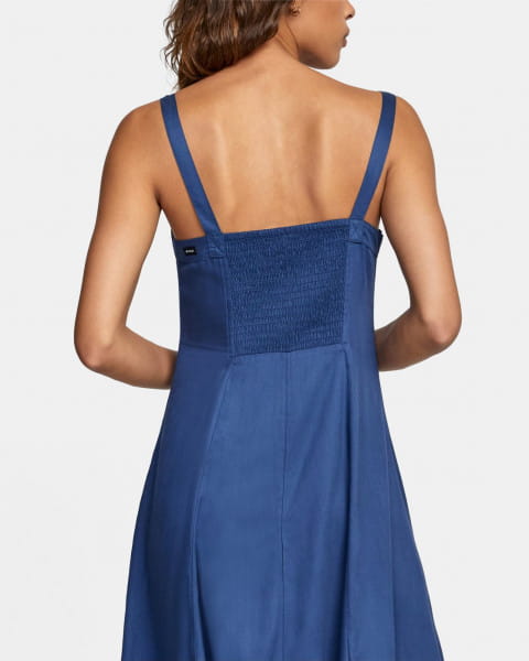 Женское Миди-Платье Jethro RVCA W3DRRJ-RVP1, размер L, цвет синий - фото 2