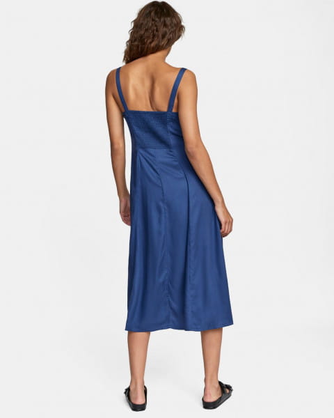 Женское Миди-Платье Jethro RVCA W3DRRJ-RVP1, размер L, цвет синий - фото 5