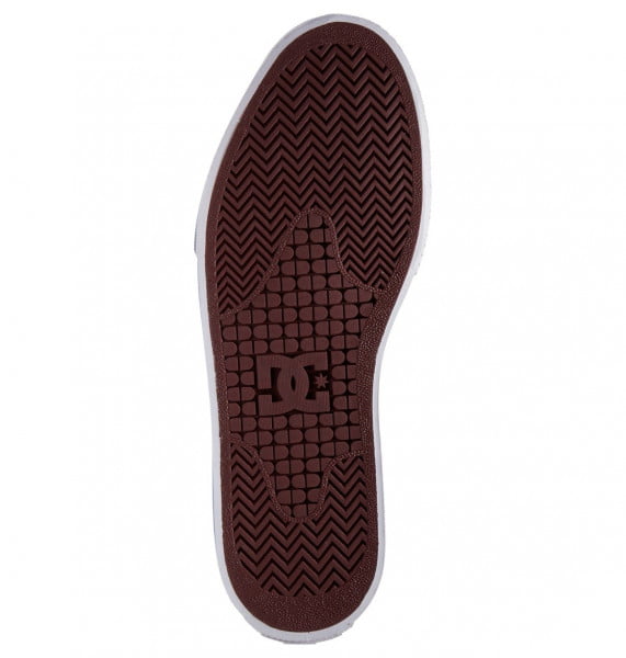 фото Скейтовые кеды кроссовки dc manual s burgundy dc shoes