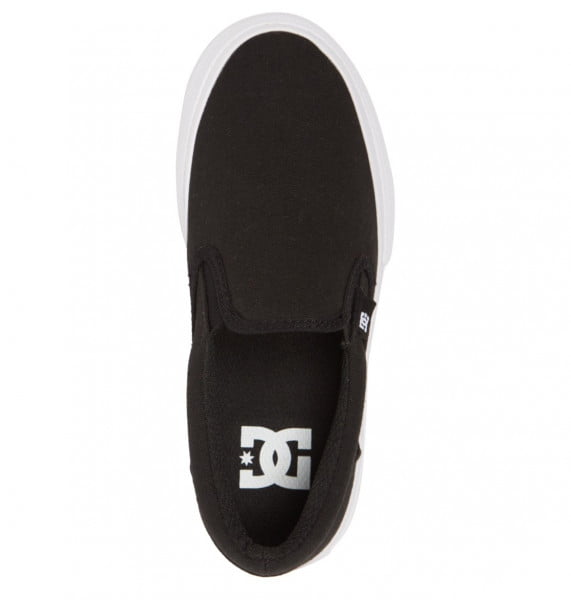 Детские Кеды кроссовки Manual DC Shoes ADBS300369, размер 28, цвет черный - фото 4