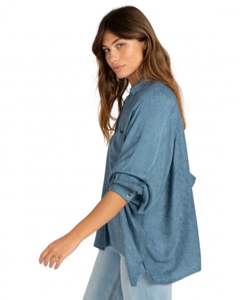 Женская рубашка Billabong Isabel Billabong Z3TP04-BIF1, размер XS, цвет синий - фото 2