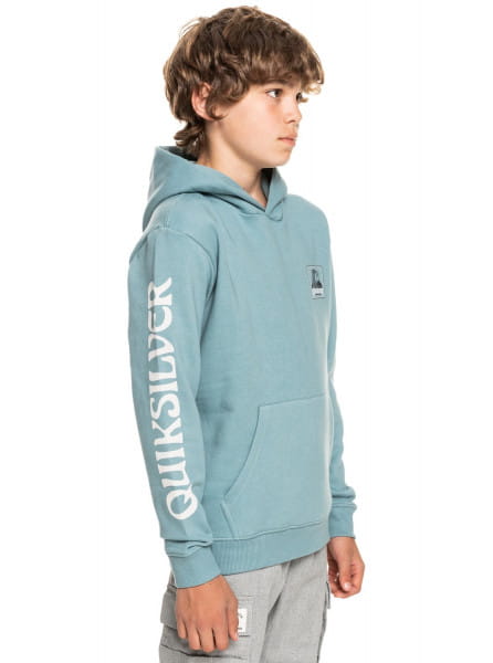 Детское Худи Return To The Sea QUIKSILVER EQBFT03724, размер L/14, цвет голубой - фото 3