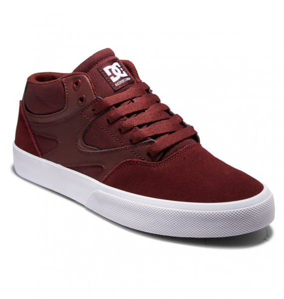 фото Кожаные кеды кроссовки kalis vulc mid dc shoes