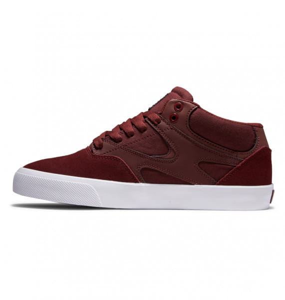 фото Кожаные кеды кроссовки kalis vulc mid dc shoes