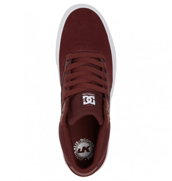 фото Кожаные кеды кроссовки kalis vulc mid dc shoes