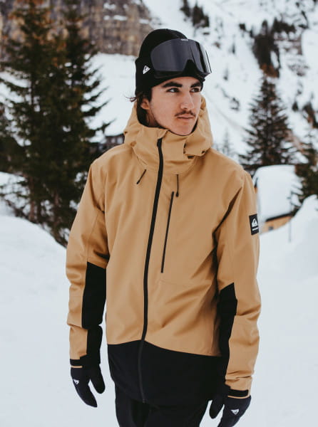 Сноубордическая Куртка Muldrow QUIKSILVER EQYTJ03354, размер S, цвет бежевый - фото 1