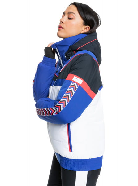 Сноубордическая куртка Ski Chic Roxy ERJTJ03346, размер S, цвет синий - фото 2