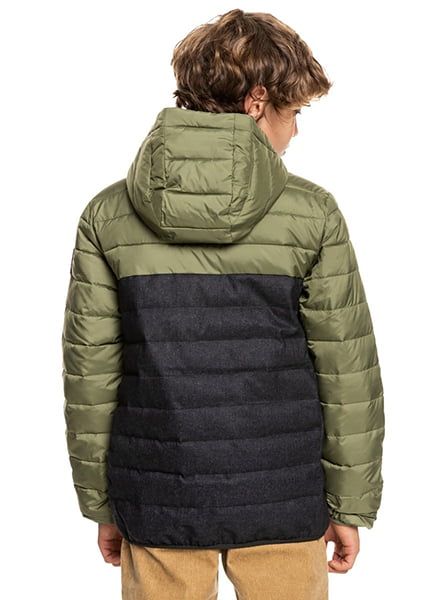 Детская Куртка Scaly Mix QUIKSILVER EQBJK03233, размер M/12, цвет зеленый - фото 5