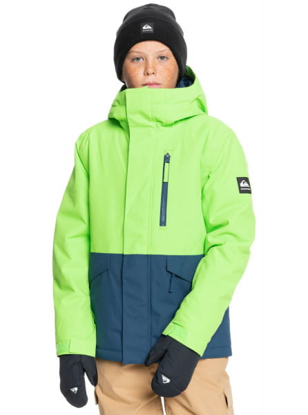 Детская Сноубордическая Куртка Mission Solid 8-16 QUIKSILVER EQBTJ03118, размер L/14, цвет синий - фото 2