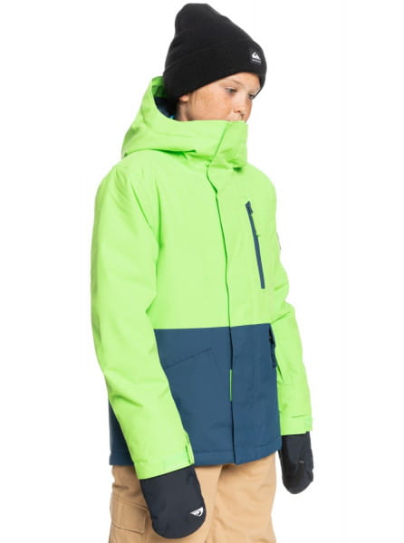 Детская Сноубордическая Куртка Mission Solid 8-16 QUIKSILVER EQBTJ03118, размер L/14, цвет синий - фото 4