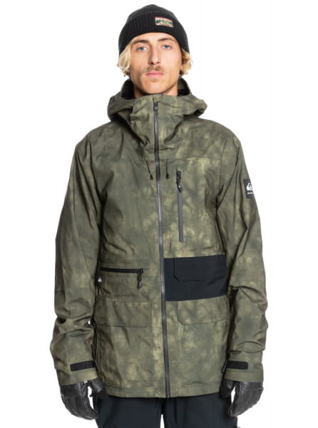 фото Сноубордическая куртка quiksilver black alder stretch gore-tex®