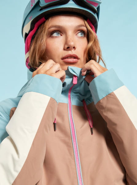 Сноубордическая куртка Ravine Roxy ERJTJ03336, размер L, цвет синий - фото 1