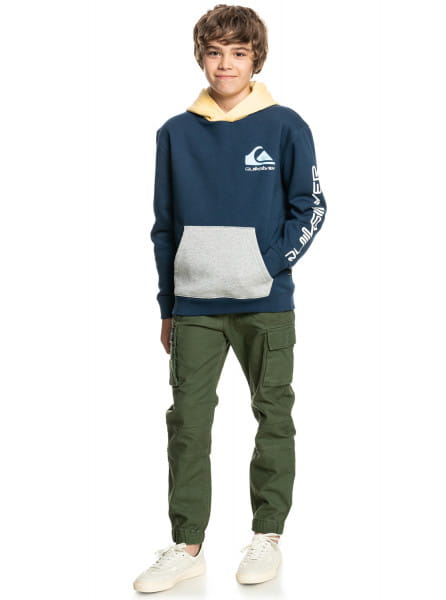 фото Детское худи omni logo block quiksilver