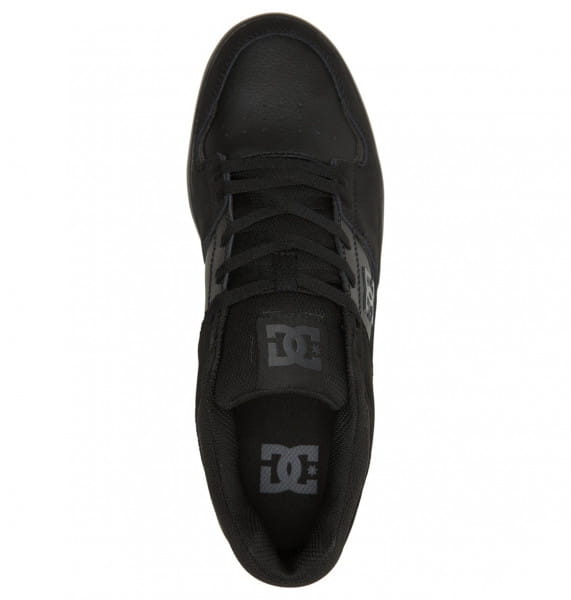 Скейтовые Кожаные Кеды кроссовки Dc Cure DC Shoes ADYS400073, размер 10.5D, цвет черный - фото 4