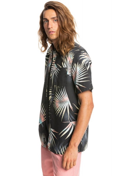 Рубашка С Коротким Рукавом Pop Tropic QUIKSILVER EQYWT04317, размер L, цвет черный - фото 2