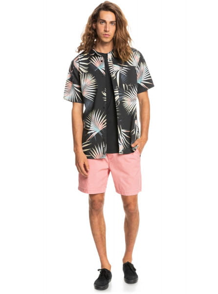 Рубашка С Коротким Рукавом Pop Tropic QUIKSILVER EQYWT04317, размер L, цвет черный - фото 5