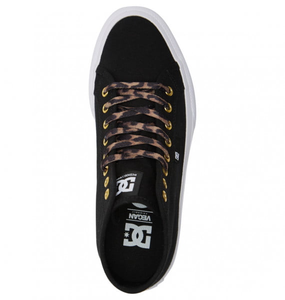 фото Высокие кеды кроссовки dc manual black/leopard dc shoes