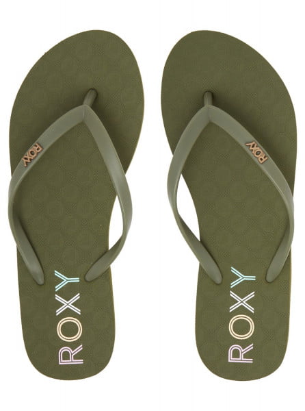 фото Сланцы roxy viva stamp olive