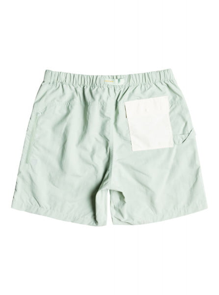 фото Шорты quiksilver run ashore frosty green