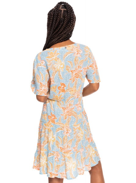 Платье с длинным рукавом Sunny Summer Roxy ERJWD03631, размер L, цвет cool blue island tim - фото 5