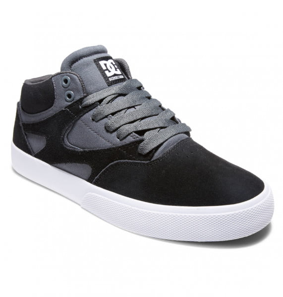 фото Кеды кроссовки dc kalis vulc mid black/gun metal dc shoes