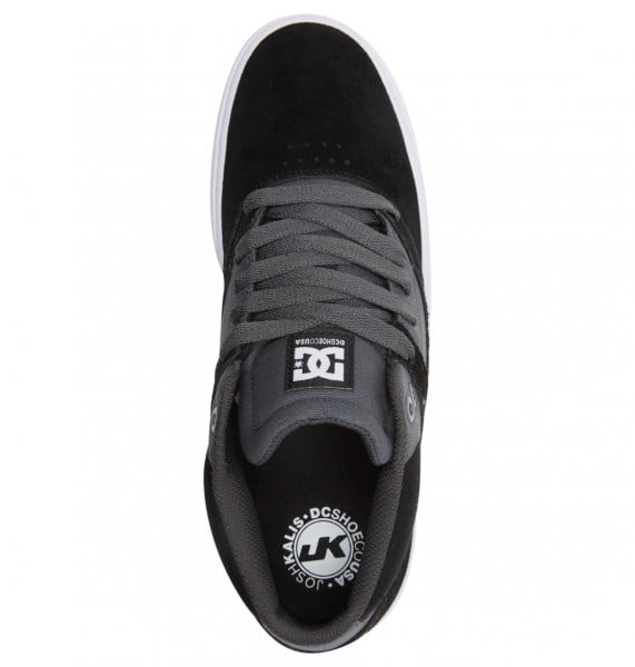 фото Кеды кроссовки dc kalis vulc mid black/gun metal dc shoes